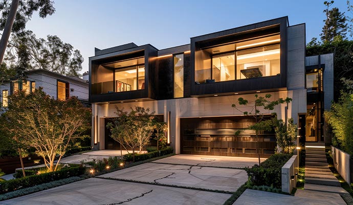 A beautiful duplex house