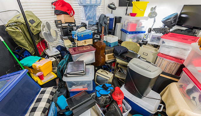 A hoarded room