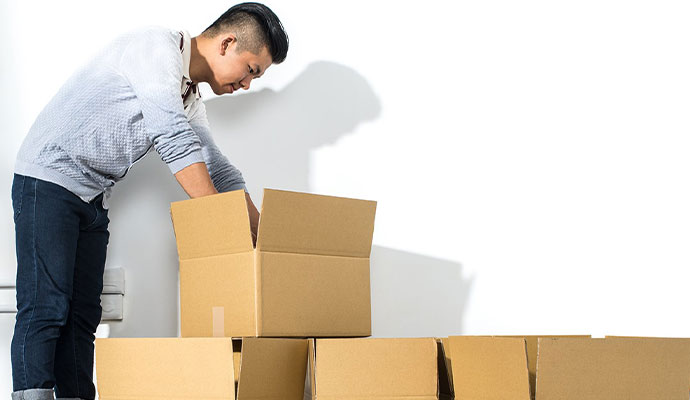 Professional content pack-out service