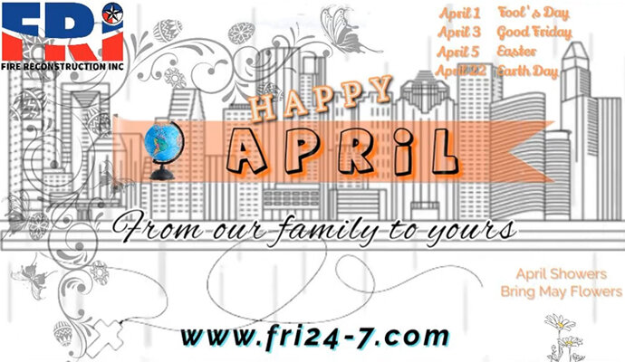 April birthday video for Fire Reconstruction Inc. team members.