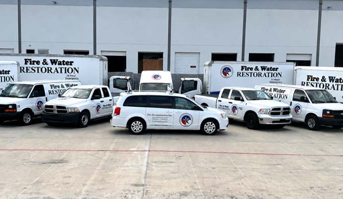 Fire Reconstruction Inc service vehicle