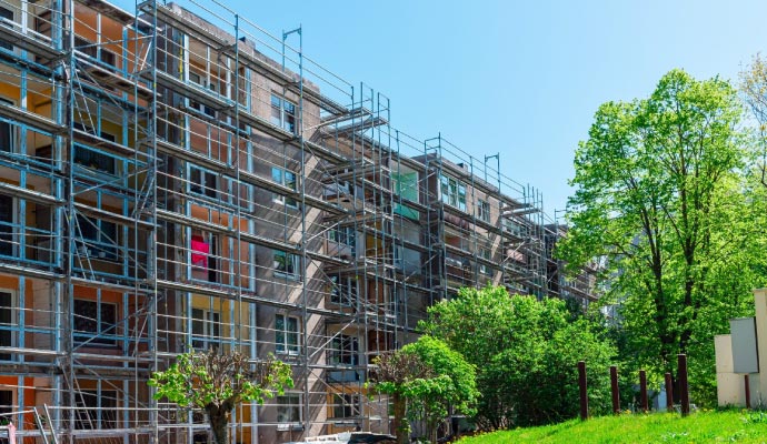 Reconstruction of a hospital