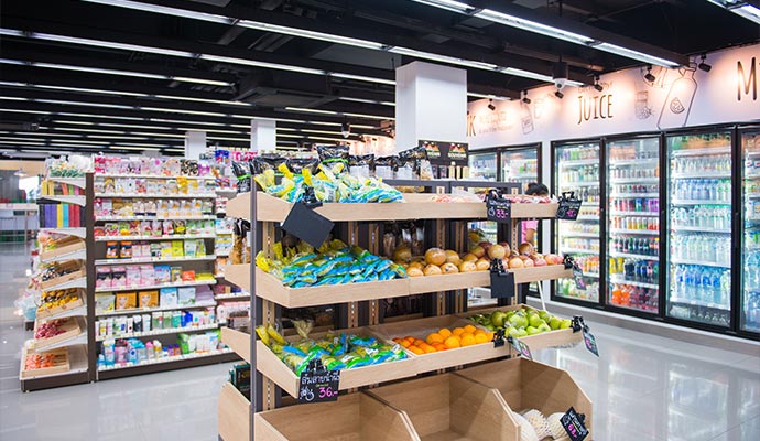 Inside view of a retail shop