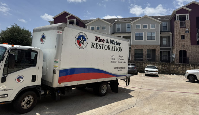 Fire Reconstruction Inc. service vehicle