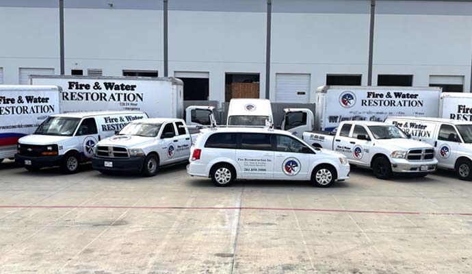 Fire Reconstruction Inc service van