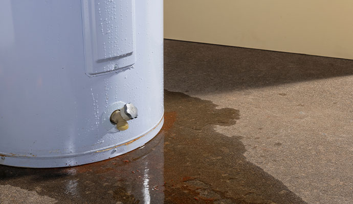 Water leaking from home appliance